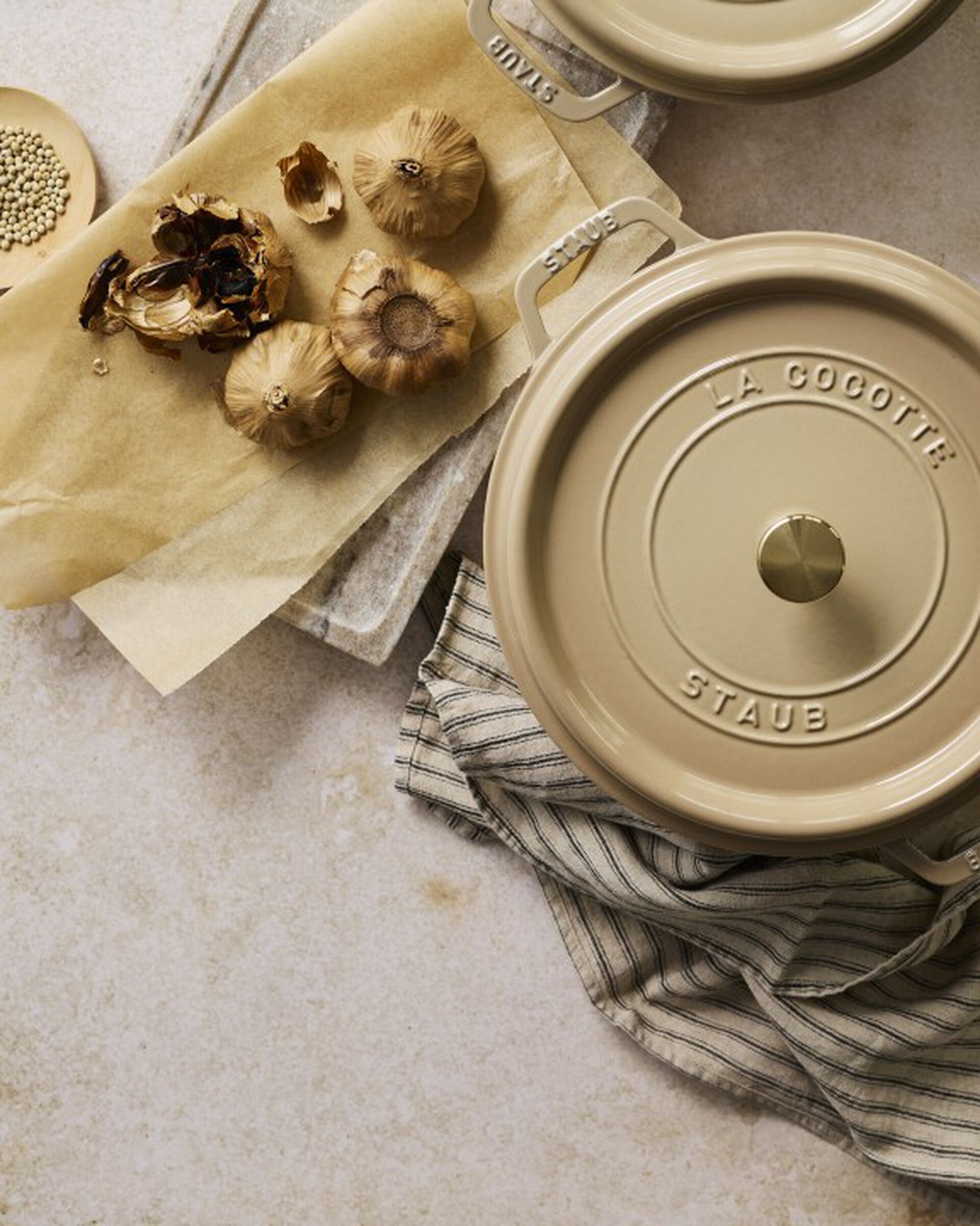 STAUB Sesame Cast Iron Dutch Ovens
