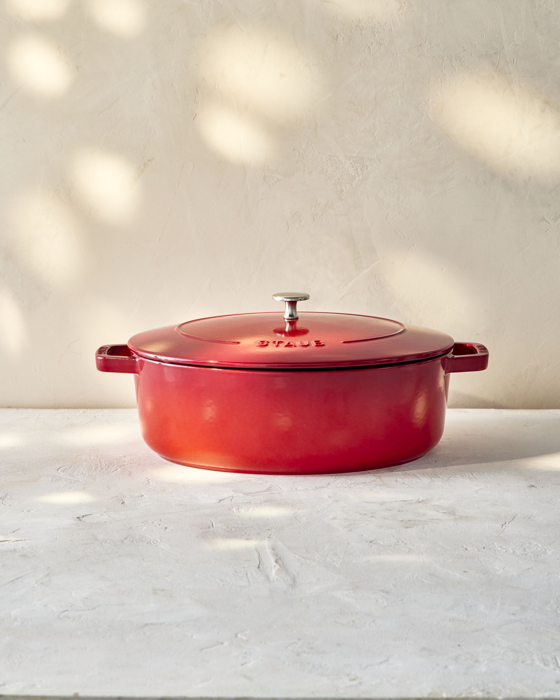STAUB Cherry Cast Iron Oval French Oven