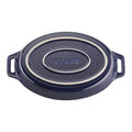 2-pc, Oval Baking Dish Set, Dark Blue,,large