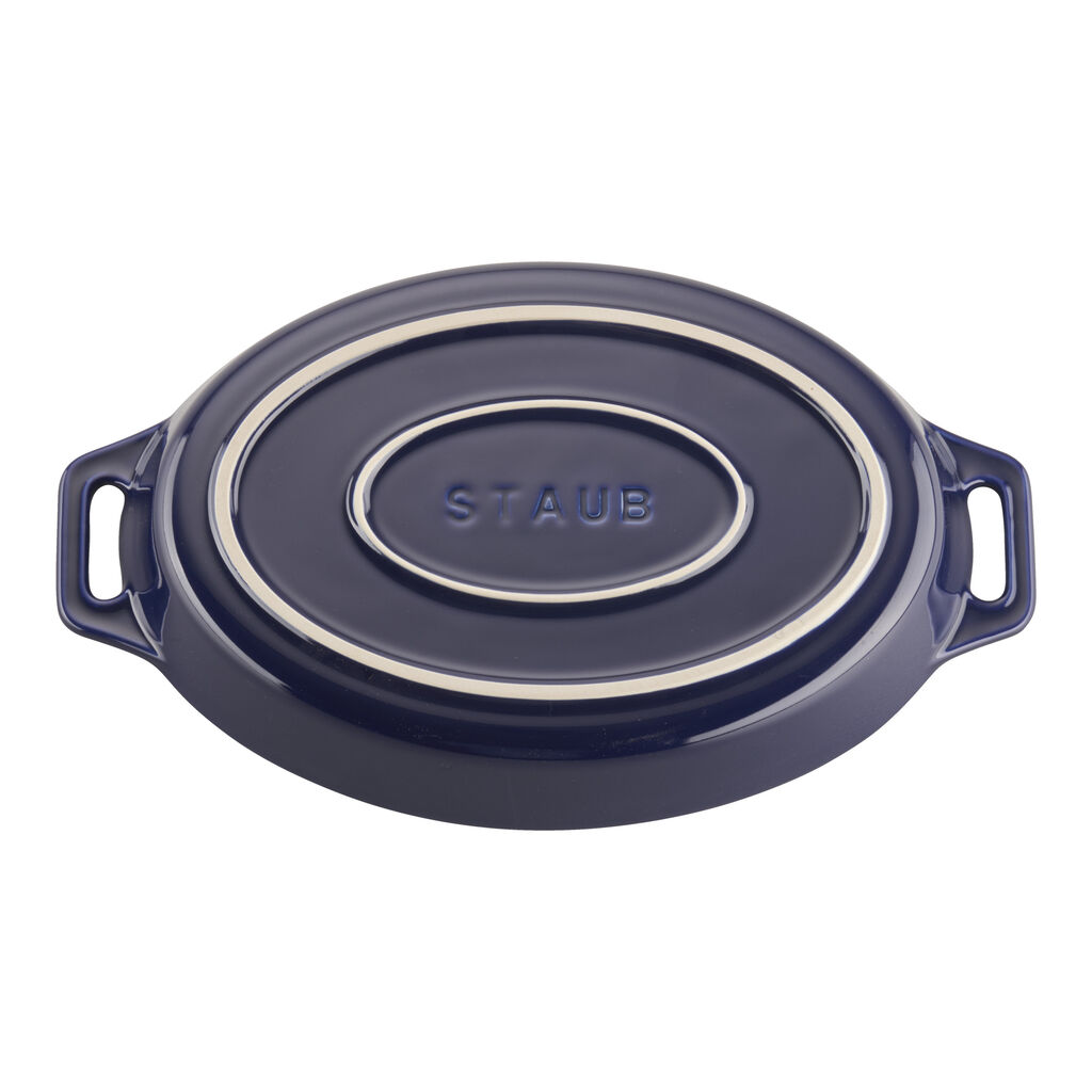 2-pc, Oval Baking Dish Set, Dark Blue,,large
