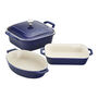 4-pc, Macaron Mixed Baking Dish Set, Light Green,,large