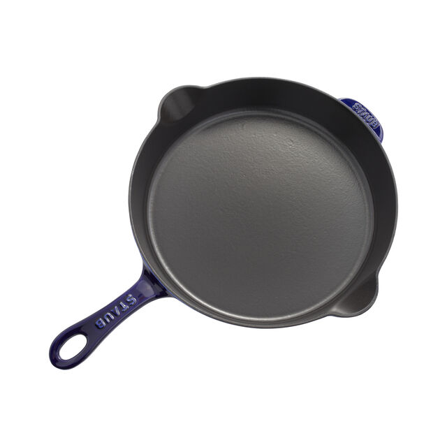 11-inch, Traditional Deep Skillet, Dark Blue,,large