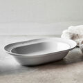 10-inch, oval serving dish, White,,large