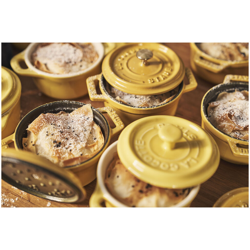 3-pc, Mini Round Dutch Oven Set, Citron,,large