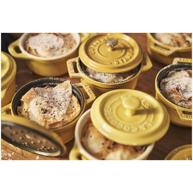 3-pc, Mini Round Dutch Oven Set, Citron,,large