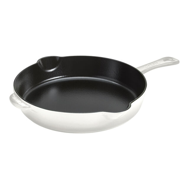 11-inch, Traditional Deep Skillet, White Truffle,,large