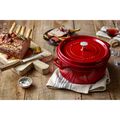 9 qt, Round, Dutch Oven, Cherry,,large