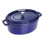 1 qt, Oval, Dutch Oven, Matte Black,,large