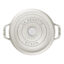 4 qt, Round, Dutch Oven, White Truffle,,large preview