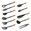 11-pc Kitchen Utensil Set, Silicone ,,large