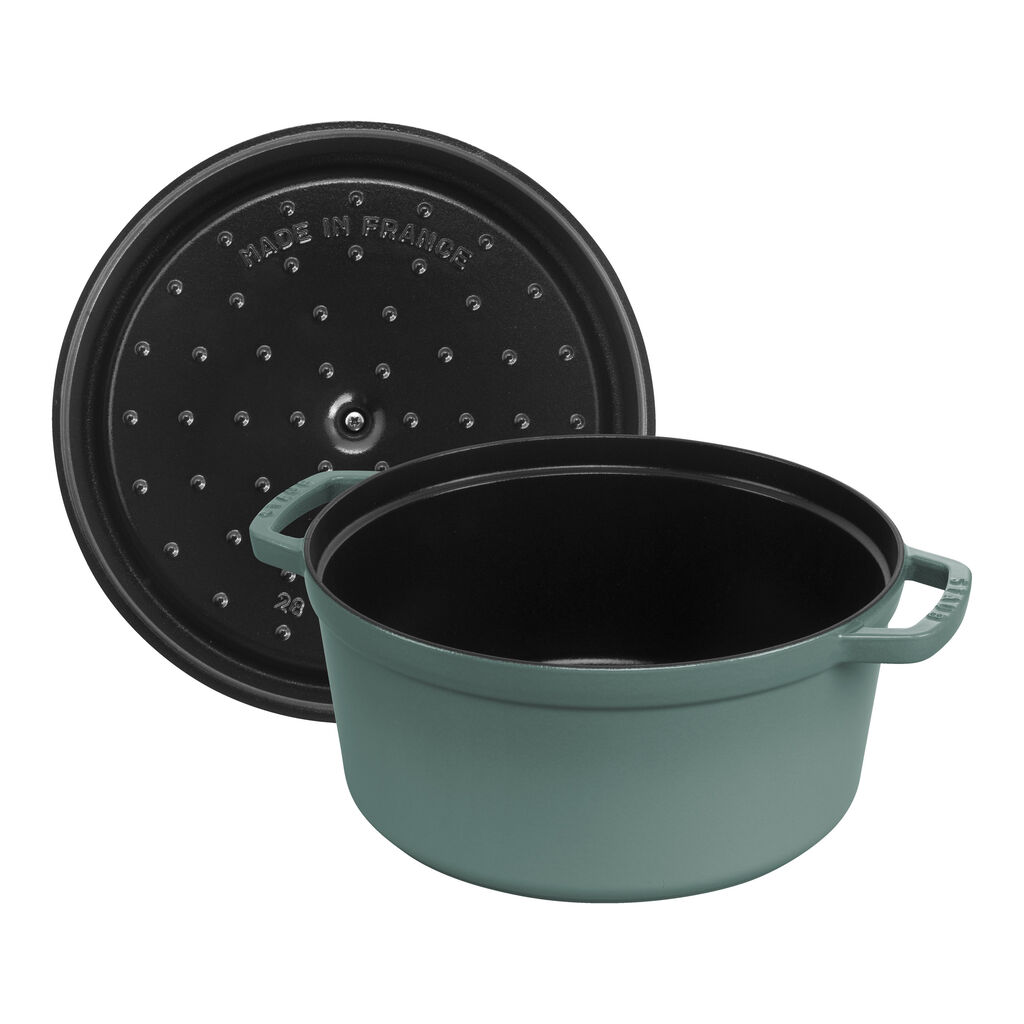 4 qt, Round, Dutch Oven, Eucalyptus - Factory Second,,large
