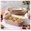 3-pc, Rectangular Baking Dish Set, Light Pink,,large preview