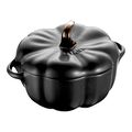 0.5 qt, Pumpkin, Petite Dutch Oven, Matte Black,,large