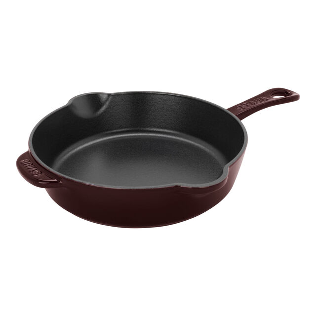 8.5-inch, Traditional Deep Skillet, Grenadine,,large