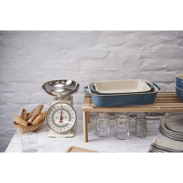 2-pc, Rectangular Baking Dish Set, Rustic Turquoise,,large