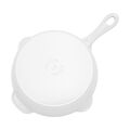 8.5-inch, Traditional Deep Skillet, Pure White,,large