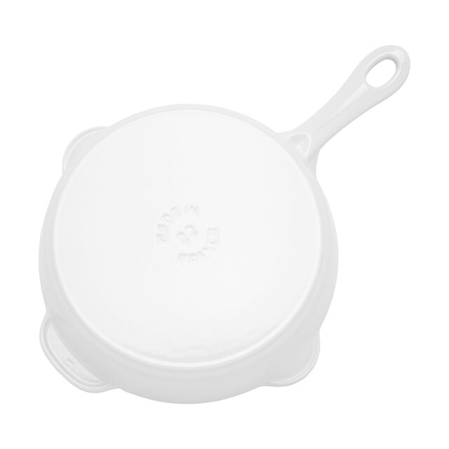 8.5-inch, Traditional Deep Skillet, Pure White,,large
