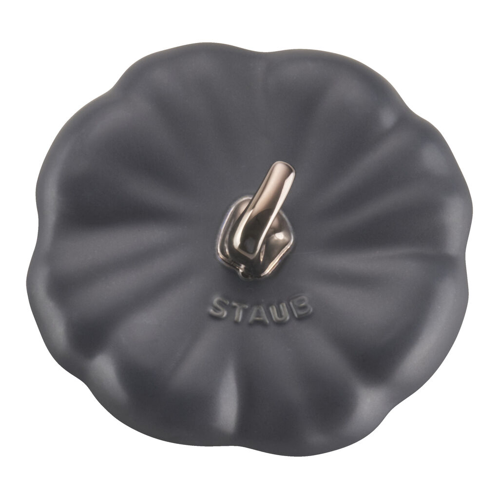 0.75 qt, Pumpkin, Petite Dutch Oven, Matte Black,,large