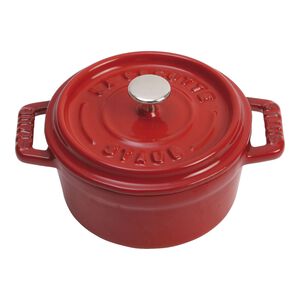 0.25 qt, Mini Round Dutch Oven, Cherry