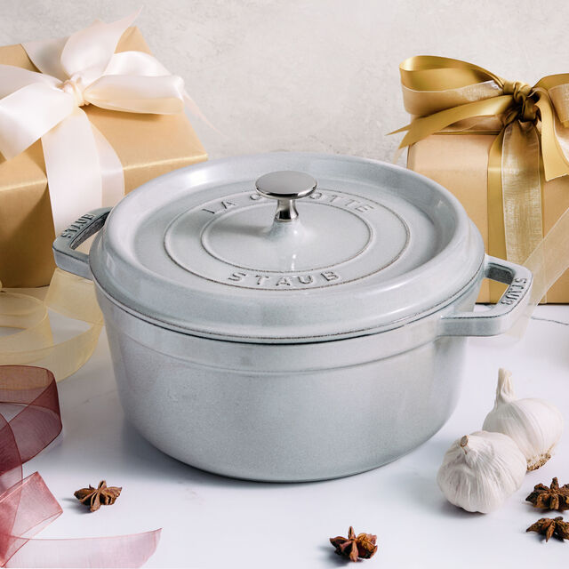4 qt, Round, Dutch Oven, Graphite Grey,,large