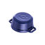 0.25 qt, Mini Round Dutch Oven, Dark Blue,,large preview