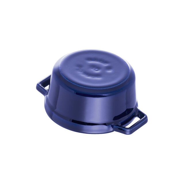 0.25 qt, Mini Round Dutch Oven, Dark Blue,,large