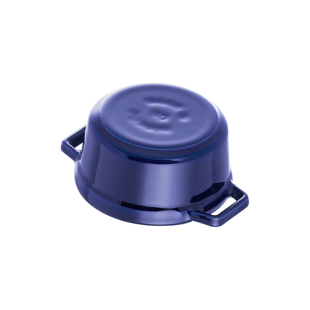 0.25 qt, Mini Round Dutch Oven, Dark Blue,,large