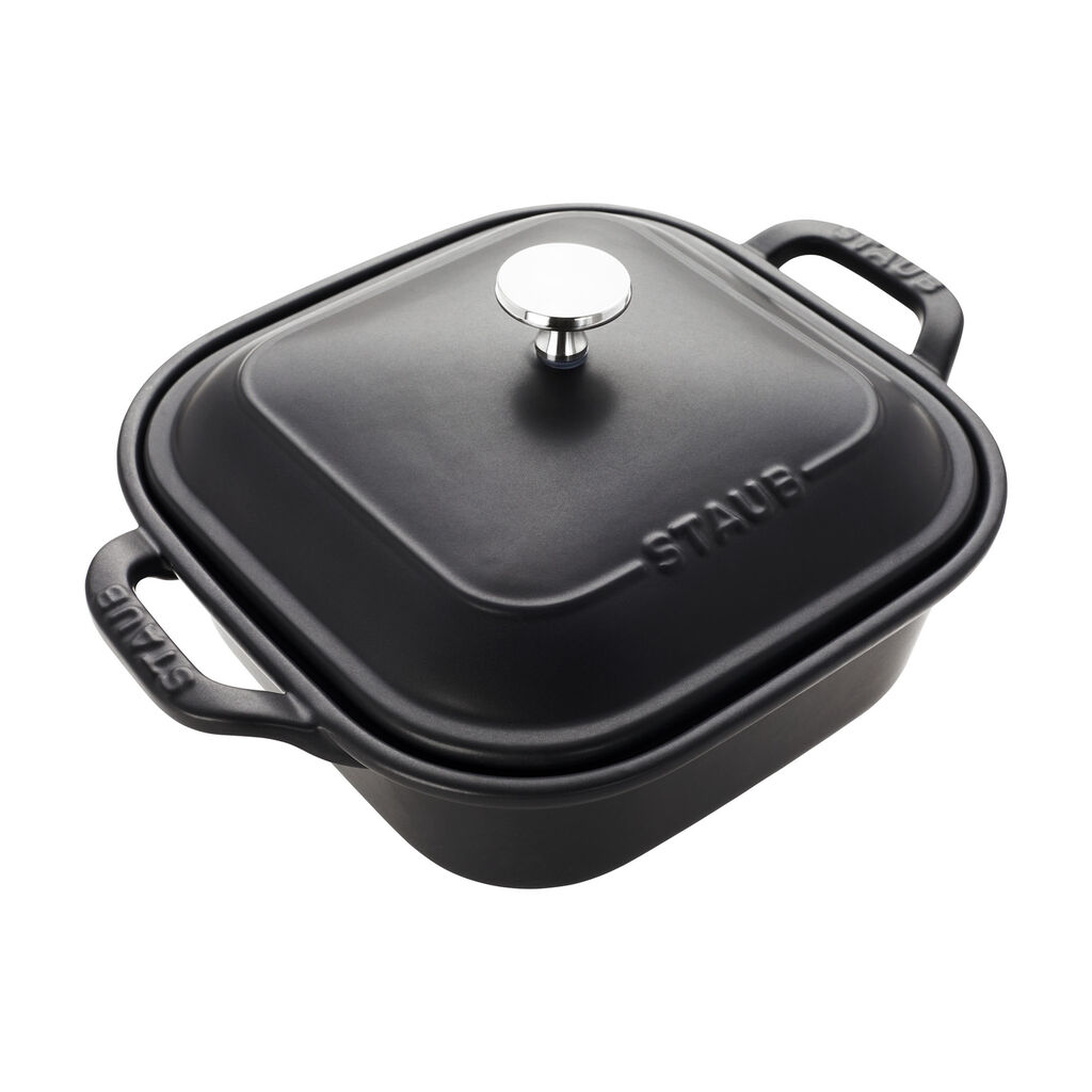 5-pc, Mixed Baking Dish Set, Matte Black,,large