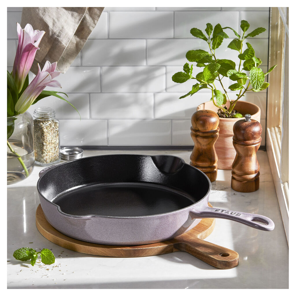 11-inch, Traditional Deep Skillet, Lilac,,large