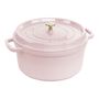 7 qt, Round, Dutch Oven, White Truffle - Factory Second,,large