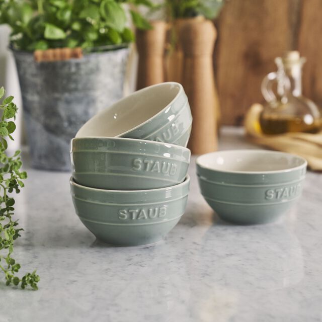 4.5-inch / 4-pc, Bowl Set, Eucalyptus,,large