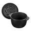 0.75 qt, Petite French Oven, Matte Black,,large preview
