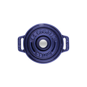 0.25 qt, Mini Round Dutch Oven, Dark Blue