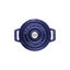 0.25 qt, Mini Round Dutch Oven, Dark Blue,,large preview