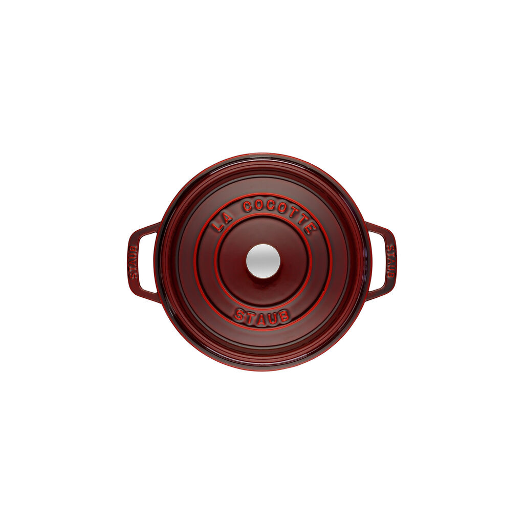 7 qt, Round, Dutch Oven, Grenadine - Factory Second,,large