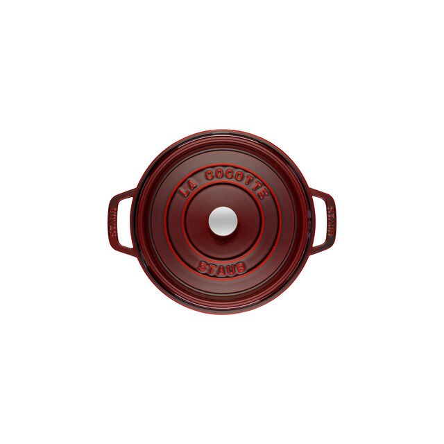 5.5 qt, Round, Dutch Oven, Grenadine - Factory Second,,large