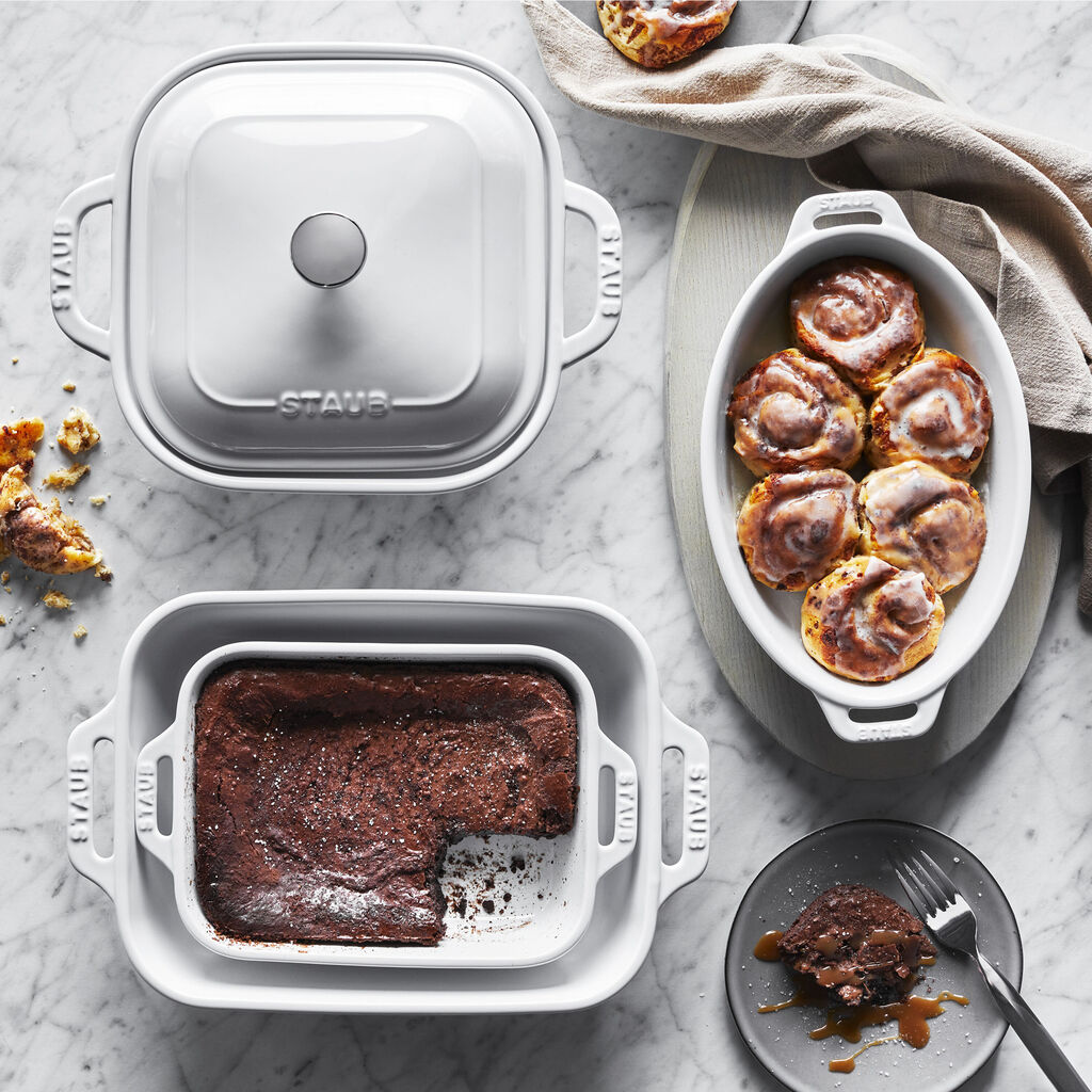 5-pc, Mixed Baking Dish Set, White,,large
