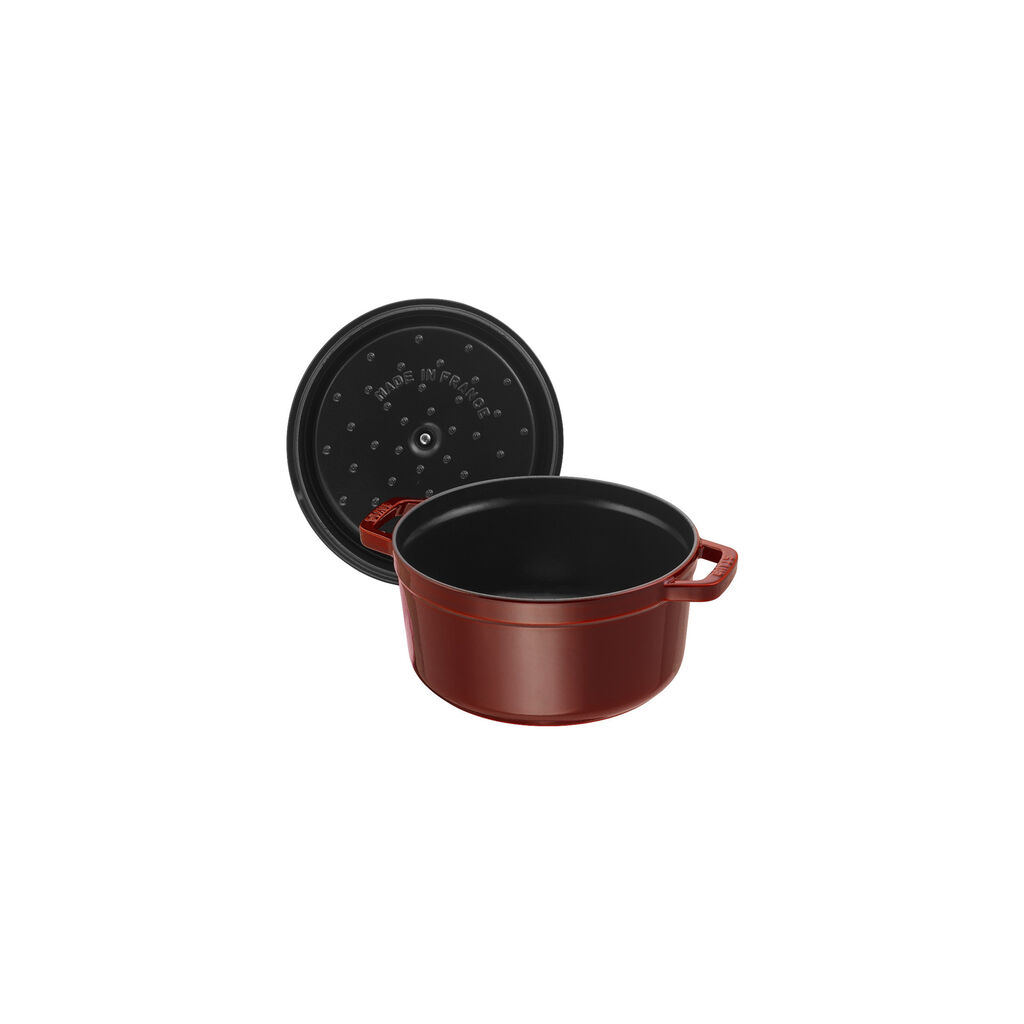7 qt, Round, Dutch Oven, Grenadine - Factory Second,,large