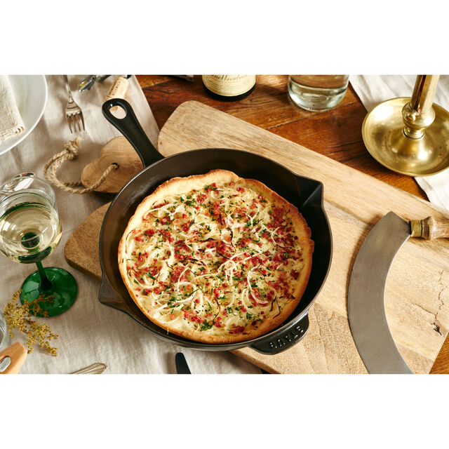 12-inch, Fry Pan, Matte Black,,large