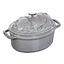 1 qt, Oval, Pig Dutch Oven, Graphite Grey preview
