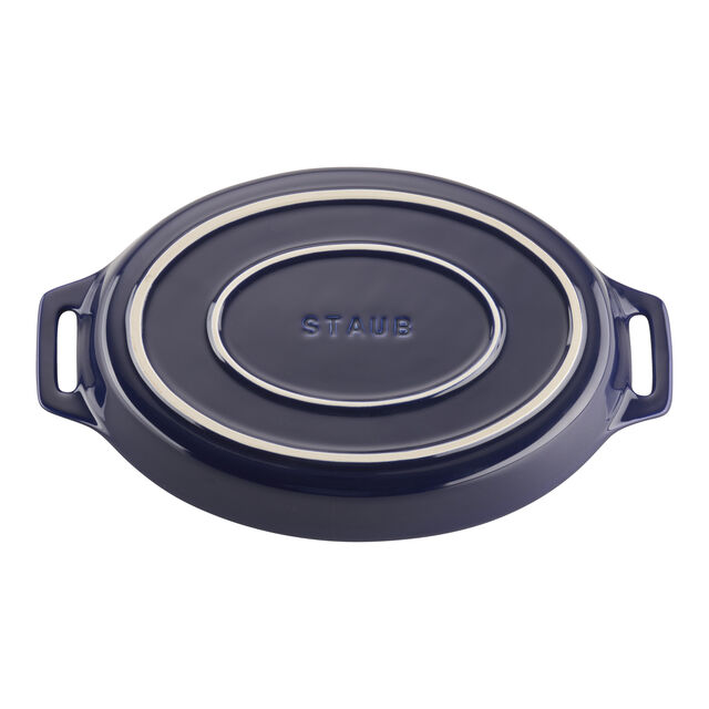 2-pc, Oval Baking Dish Set, Dark Blue,,large
