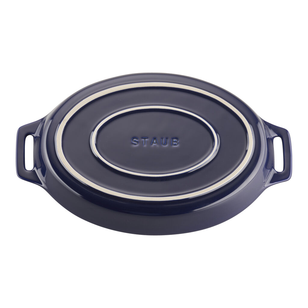 2-pc, Oval Baking Dish Set, Dark Blue,,large