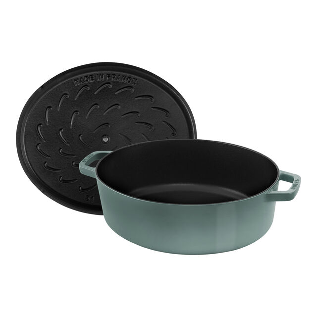 6 qt, Wide Oval French Oven, Eucalyptus,,large