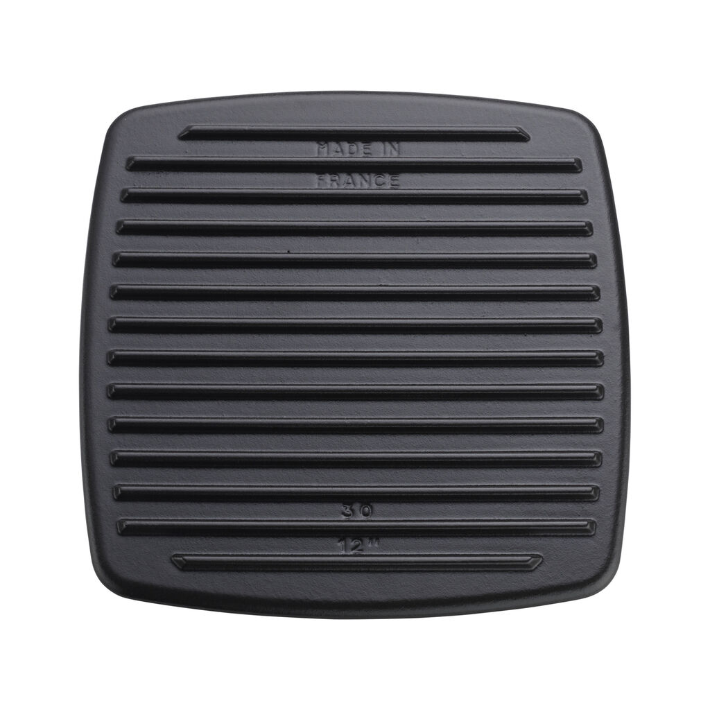 Square, Grill Press, Matte Black,,large