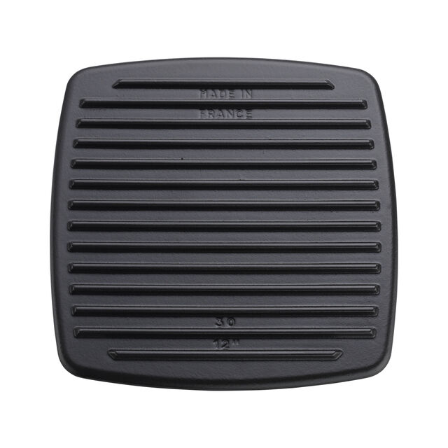 Square, Grill Press, Matte Black,,large