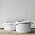 4 qt, Round, Dutch Oven, Pure White,,large