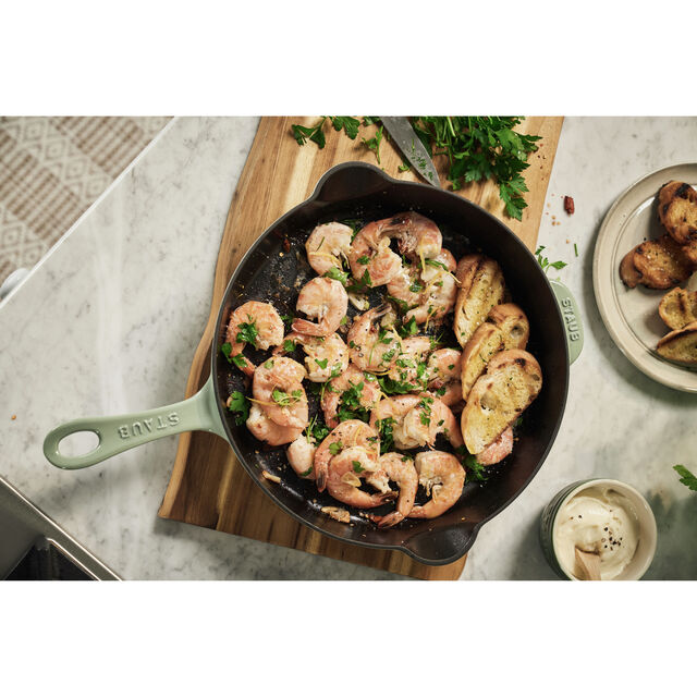11-inch, Traditional Deep Skillet, Eucalyptus,,large