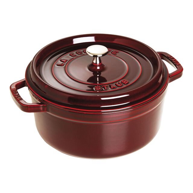13.25 qt, Round, Dutch Oven, Grenadine,,large