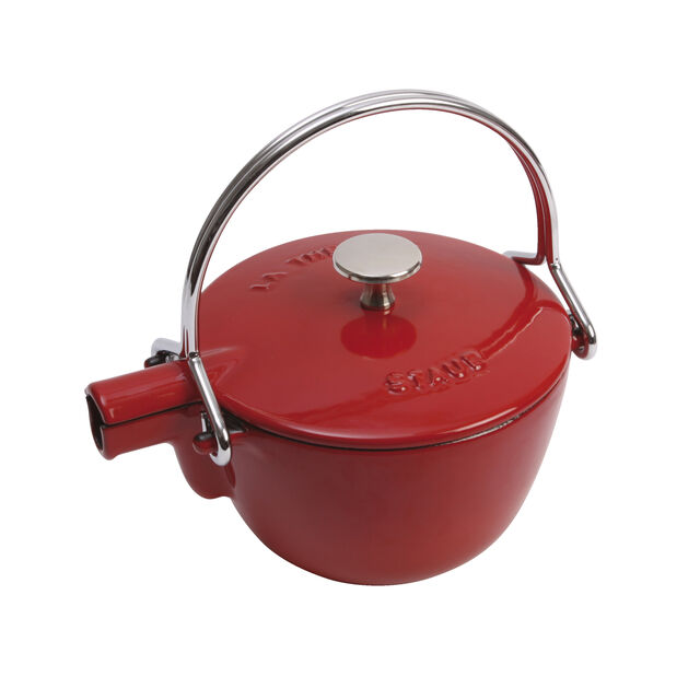 1 qt, Round, Tea Kettle, Cherry,,large