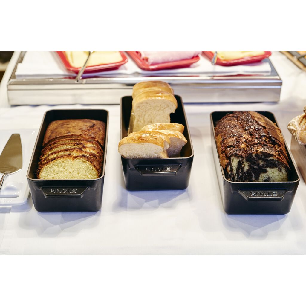 11.25 inch x 5-inch, Loaf Pan, Matte Black,,large